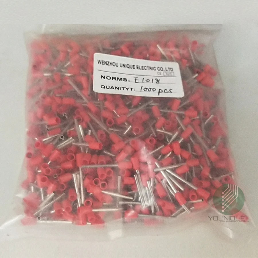 100 шт., концевые обжимные соединители для проводов, диаметр 18 мм, № 16, № 18, № 14 AWG (art.: 7a771d4f7) - 7a771d4f7