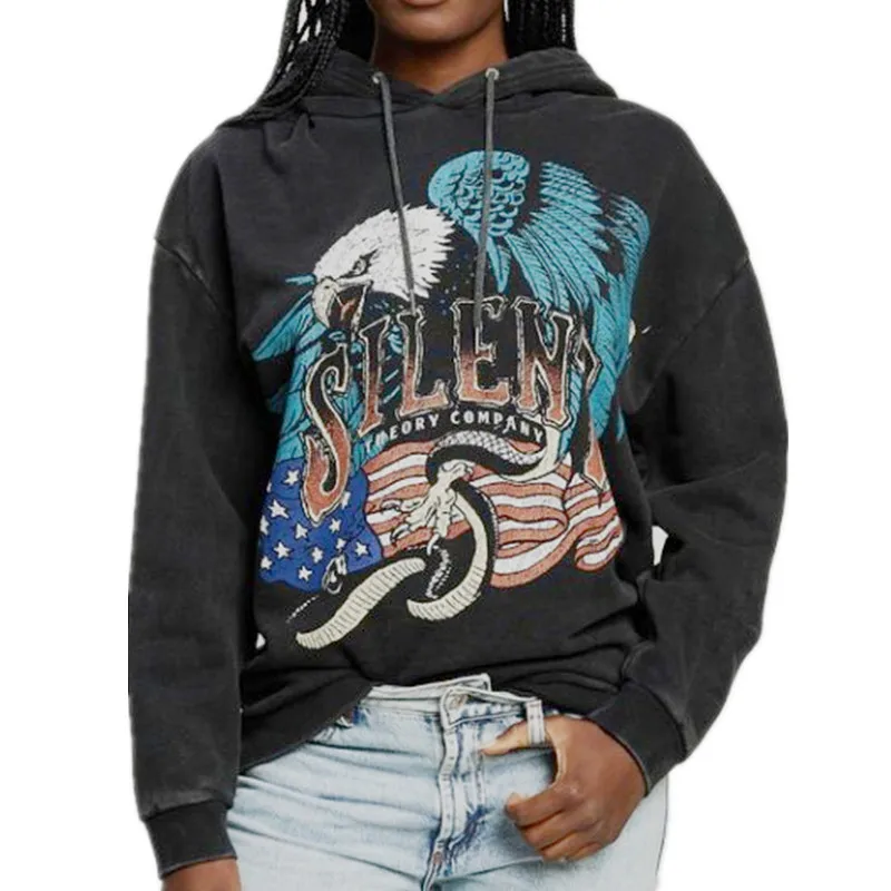 

Женская толстовка с капюшоном, размер XS (бракованный)