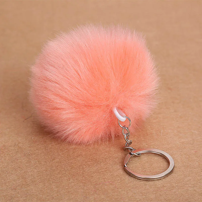 orange pom Пластиковый силиконовый кавайный брелок с подвеской в виде единорога, плюшевые игрушки для детей, Подарочная сумка для девочек, подвеска в виде якоря единорога, радуги - Цвет: orange pom
