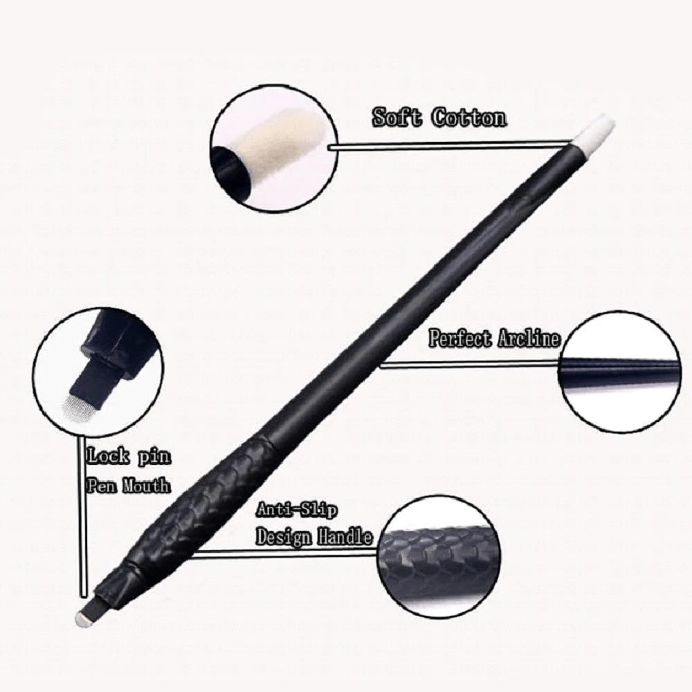 10 шт./упак. оптовая продажа одноразовая ручка для микроблейдинга Tebori в 18U с