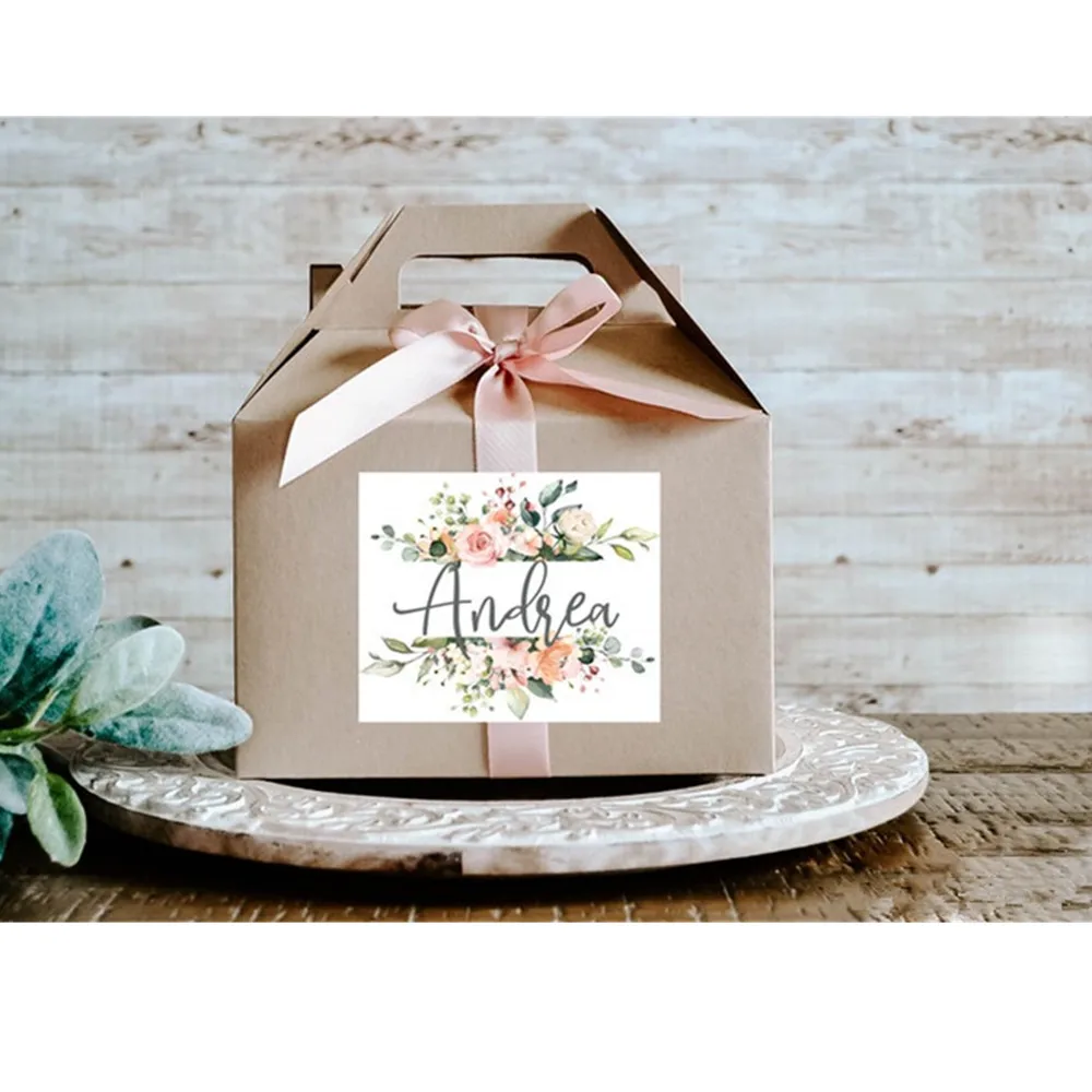 Сатиновая подарочная лента коробка с крышкой Индивидуальная именем предложение