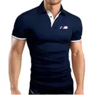 Новинка, Мужская модная рубашка-поло BMW 2021, спортивная одежда для активного отдыха, Повседневная футболка с короткими рукавами для бега, футбола, Мужская футболка-поло для гольфа