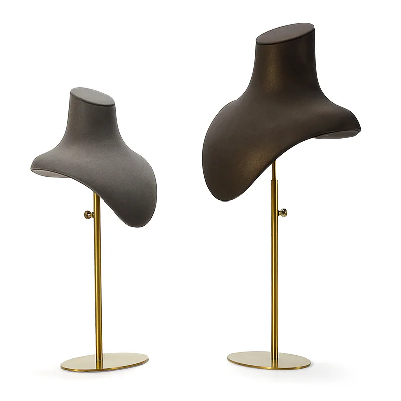 Metal portrait necklace model neck display stand pendant jewelry storage rack jewelry display props jewelry organizer