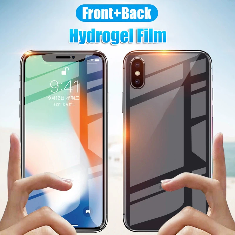 Гидрогелевая пленка Pelicula для защиты экрана iPhone 6 7 8 plus xs max xr защита переднего и