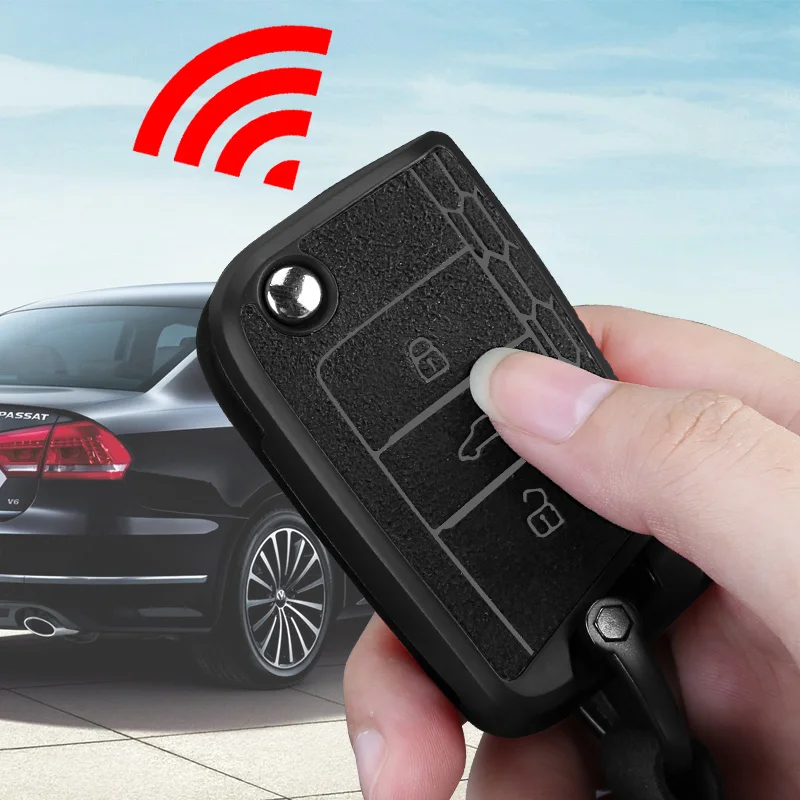 Замшевый ТПУ автомобильный корпус для дистанционного ключа чехол держатель