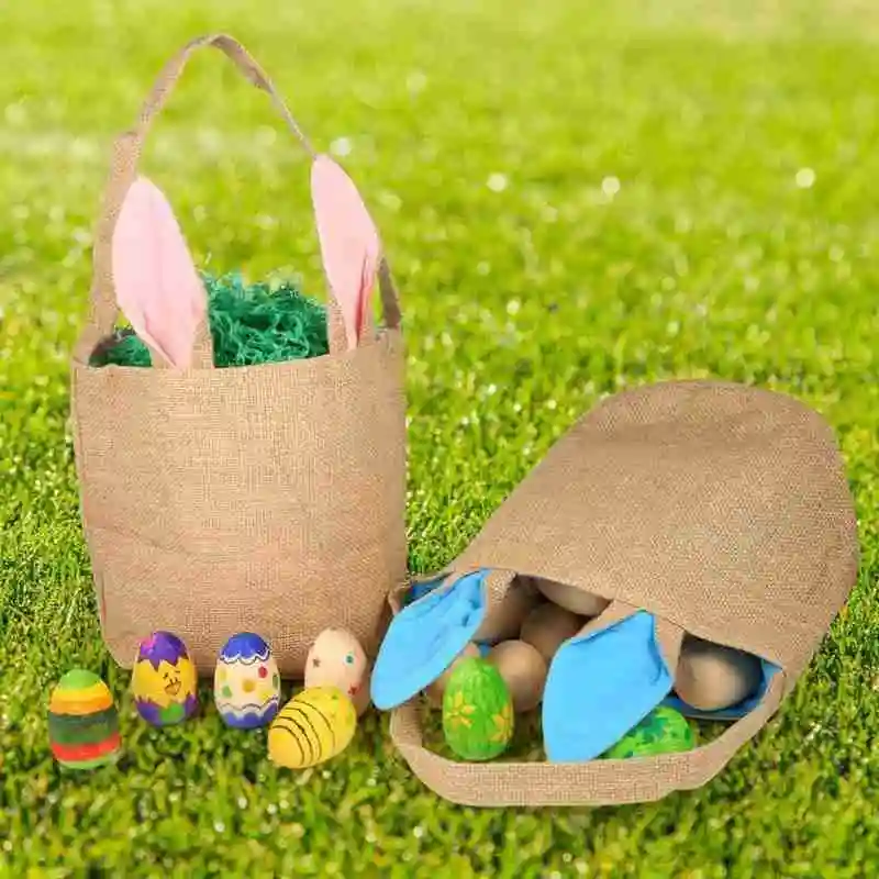 Милый Кролик пасхальные яйца сумка корзина в форме кролика Творческий дом