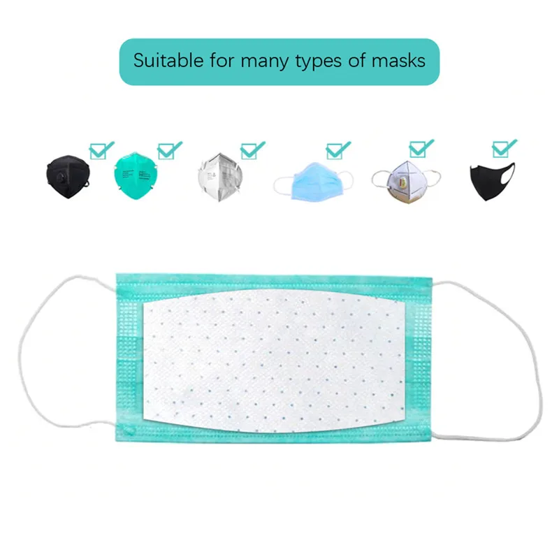 2/5 квадратная или круглая одноразовая маска прокладка воздушный фильтр Анти