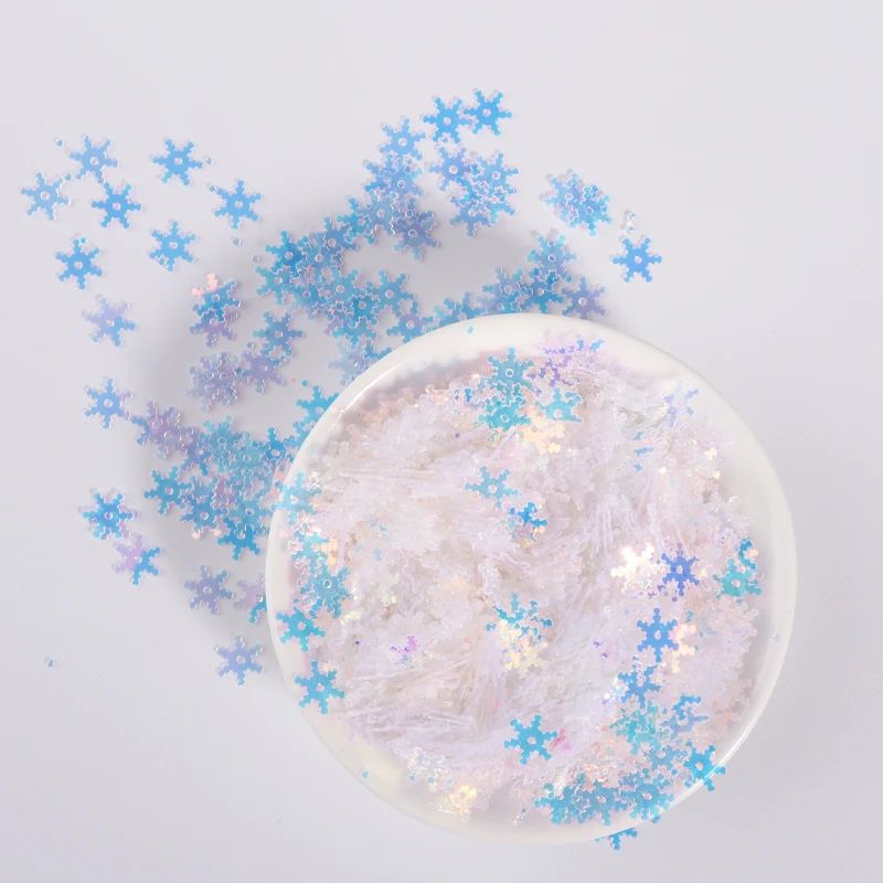 Блестящие пайетки в виде снежинок 500 шт. набор для шитья сделай сам декоративные