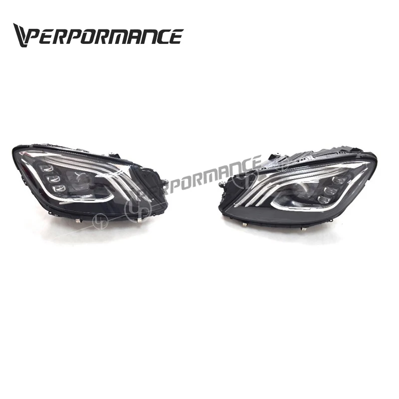 front led W222 спереди светодиодный свет для S500 S600 S600L передние фары~ год - Цвет: front led