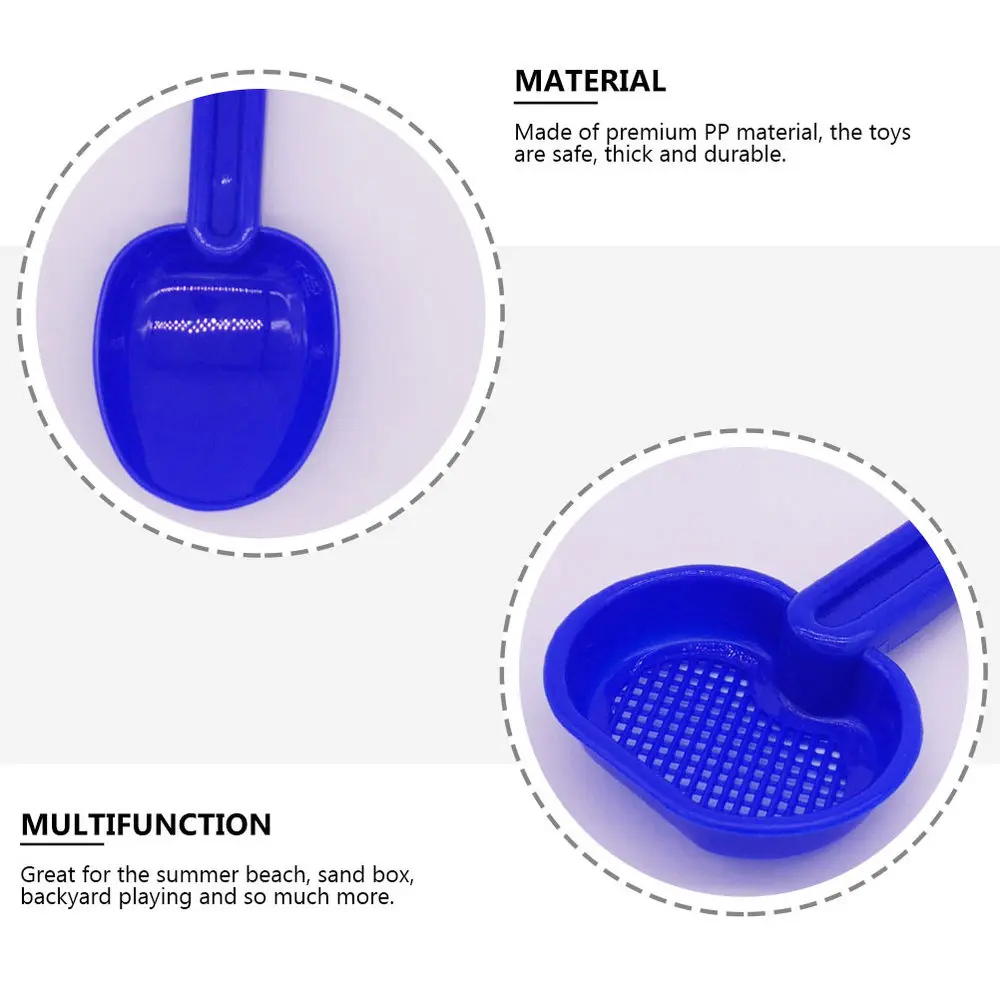 

8pcs Sand Shovels Short Handle Sand Scoop Children Summer Beach Toys