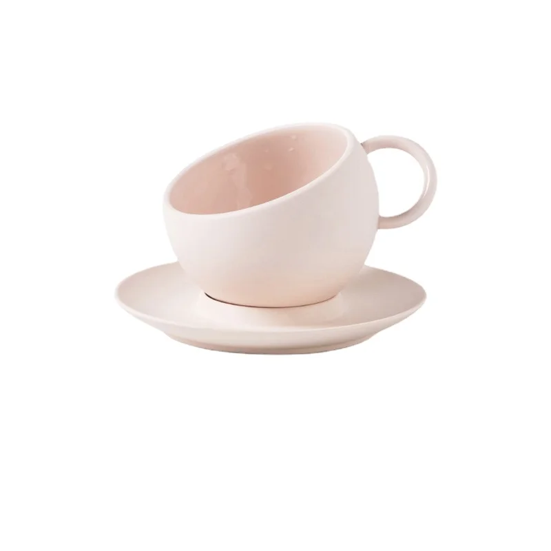 

Matte Simple Coffee Cups Cute Mate Ceramic Japanese Cups And Saucer Set Cup Unique Home Milk Tea Cups Kubek Coffee Set DE50BD