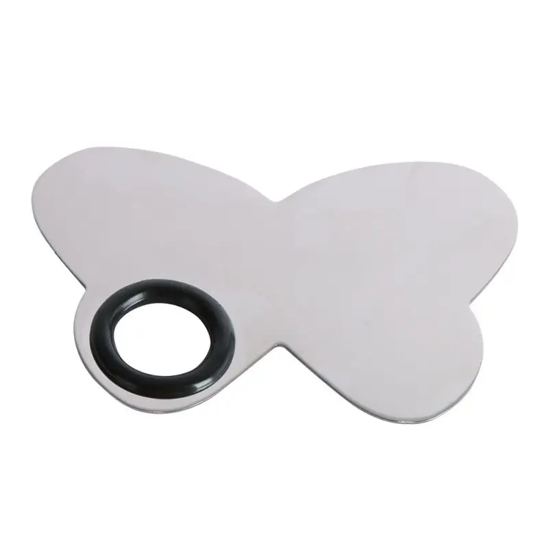 Палитра для макияжа из нержавеющей стали ногтевого дизайна с шпателем набор