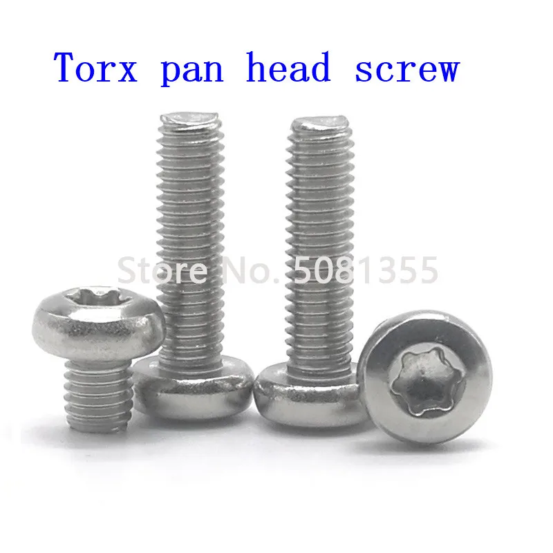10 50 шт GB2672 SUS304 M2 M2.5 M3 M4 M5 M6 six lobe 304 нержавеющая сталь torx головка сковороды круглая