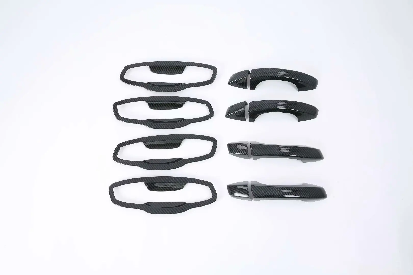 

Suitable for 14-18 Volkswagen golf 7 outer handle decoration GOLF MK7 carbon fiber door handle protective shell stickers