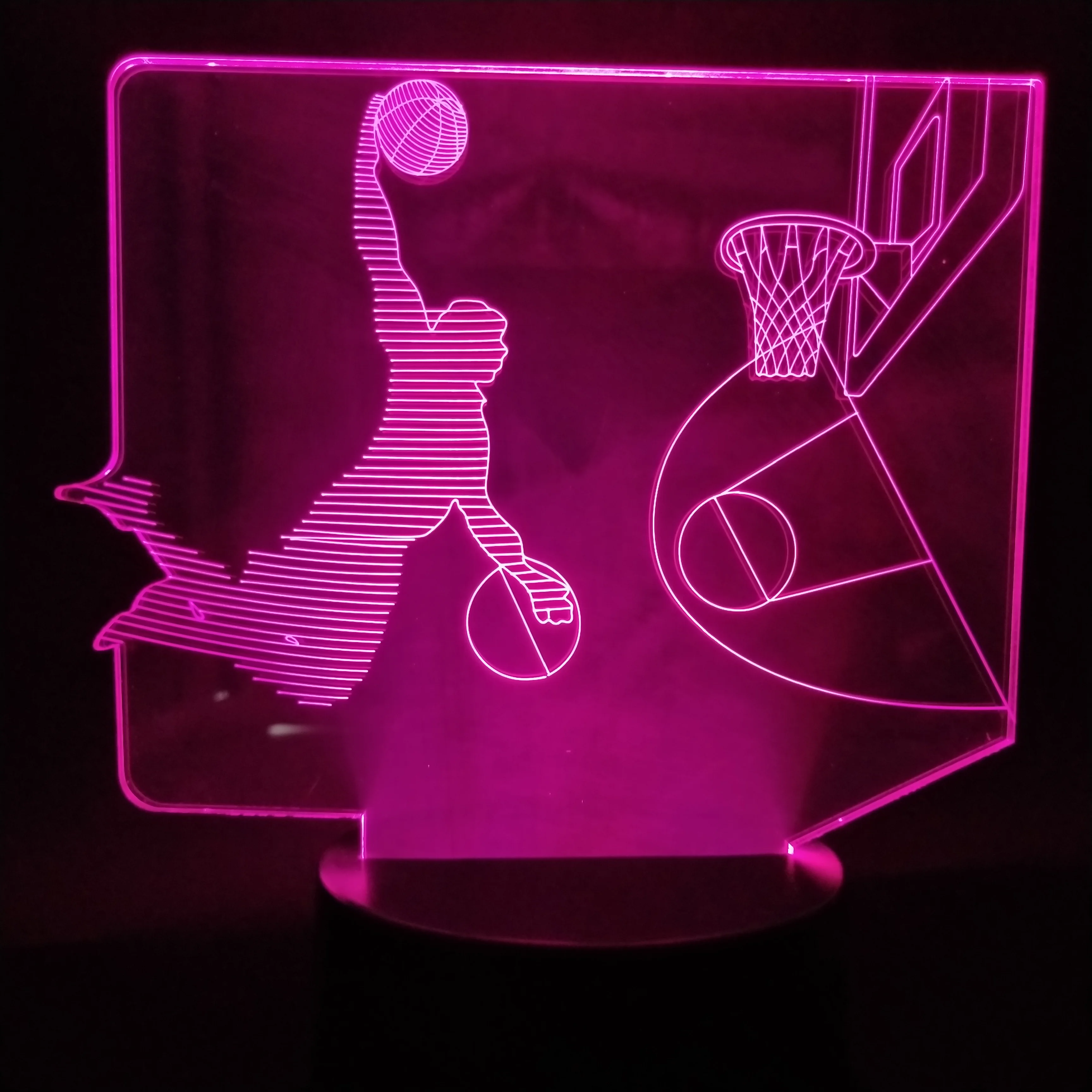 3D лампа Dunk Basketball Лучший подарок для мальчиков яркие базовые Быстрая доставка