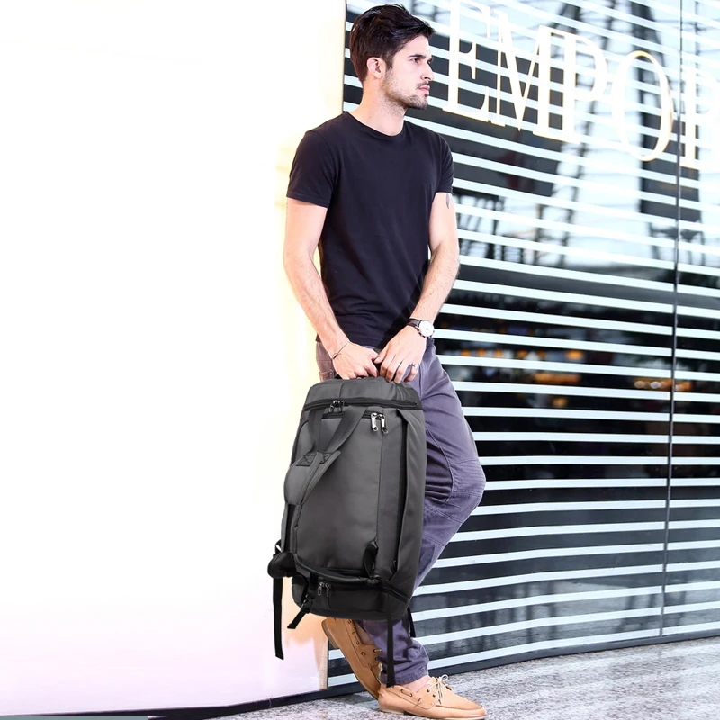 

New Carry-on Duffel Bag Large Travel Duffel Multiple Pockets Backpack Garment Suit Bag with Shoe Compartment for Men Women