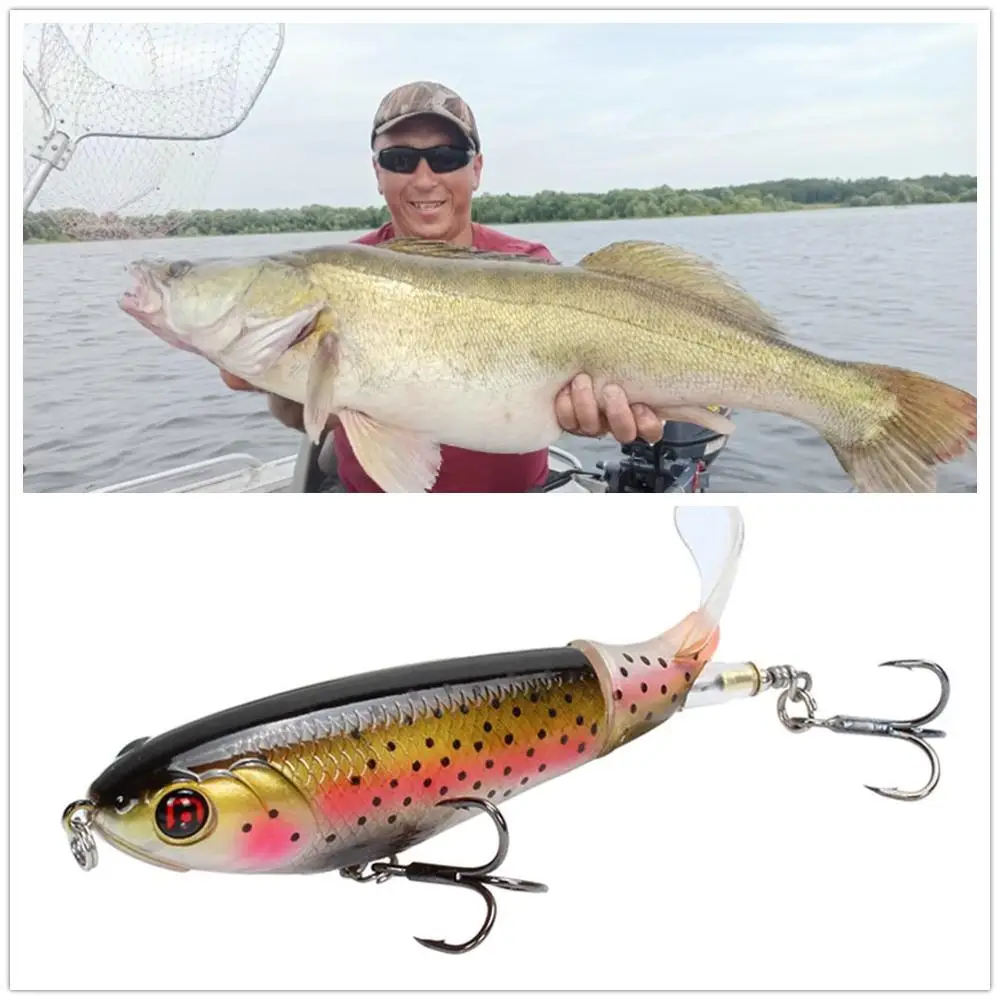 1 шт. топ Поппер для воды рыболовные приманки 105 мм 17 г искусственная жесткая