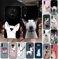 toplbpcs bullterrier bull terrier dog phone case for huawei p20 lite p40 lite mate 10 20 lite p20 pro p smart 2019 y7 p30 lite