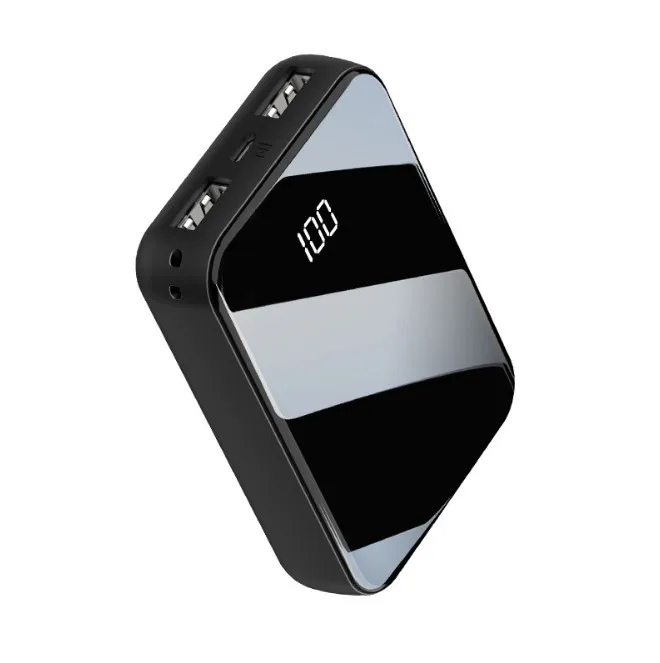 Mi ni power Bank 20000 мАч для iPhone X Xiaomi mi power bank Pover Bank зарядное устройство с двумя портами Usb внешний аккумулятор Poverbank портативный