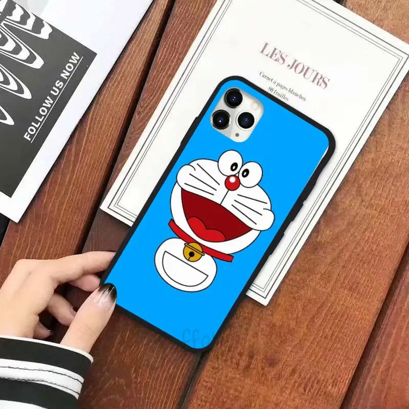 

Cute Machine Cat Doraemon Phone Case for iPhone 11 12 pro XS MAX 8 7 6 6S Plus X 5S SE 2020 XR
