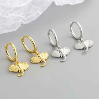 kofsac cute elephant hoop earrings for women fashion 925 sterling silver jewelry hyperbole animal earring girl anniversary gifts