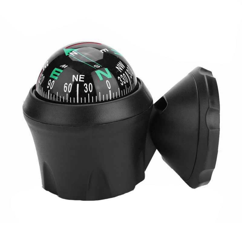 

Car Guide Professional Universal Traveling Decoration Plastic Adjustable Night Vision Ball Compass Auto Automotive Trim 1 Pc