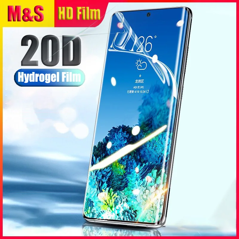 20D HD Гидрогелевая пленка для Xiaomi Mi 10 Lite 9 Pro 8 мягкая защитная SE A3 9T | Мобильные