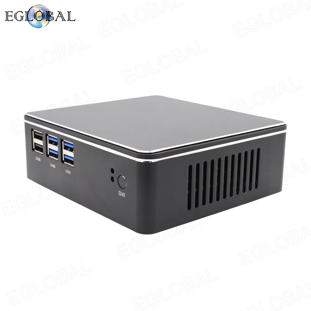 Eglobal NUC портативный мини ПК Intel Core i7 7567U Iris Graphics 550 размер ладони компьютер двойной