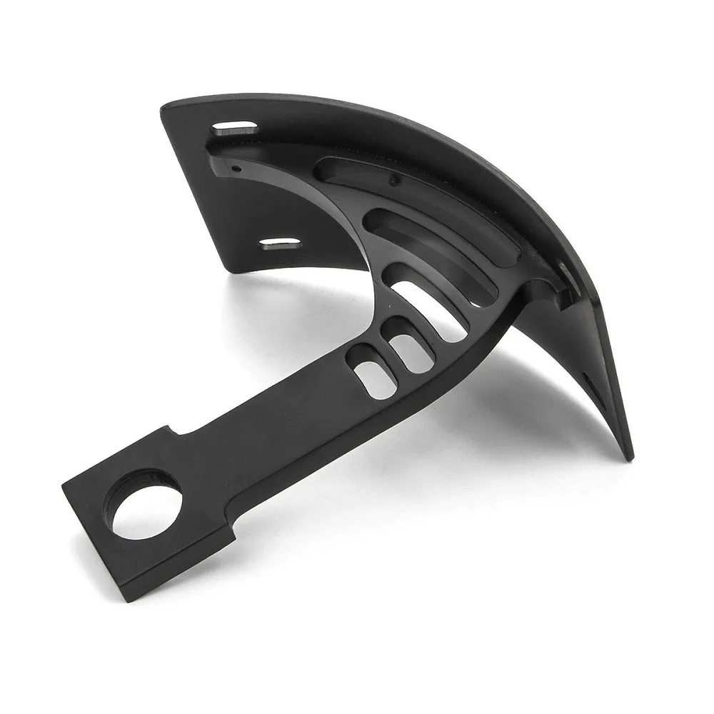 

Curved Motorcycle License Plate Bracket Mount Black Number Plate Holder Frame for Kawasaki ZX-14R 2006 2007 2008 2009 2010 2014