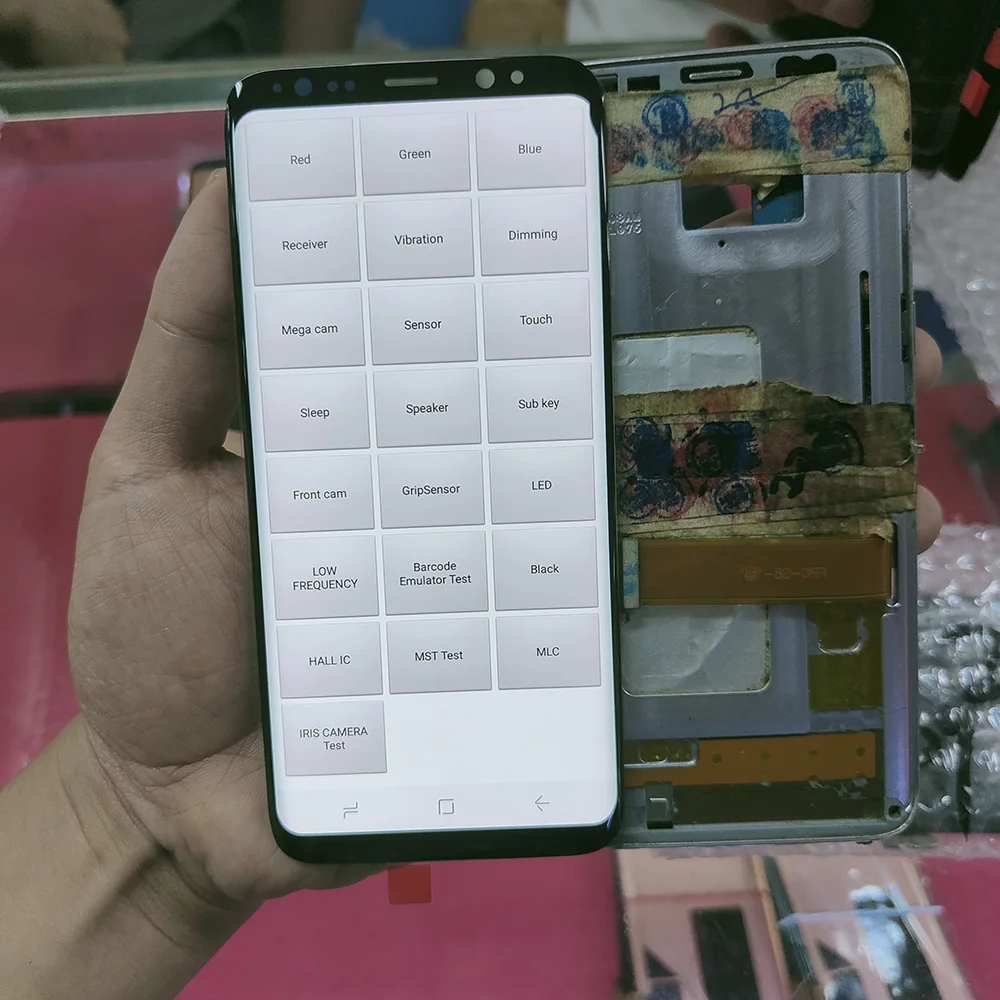 

Dead Pixels-small Dot Original LCD For Samsung Galaxy S8 G950 G950F G950FD LCD With Frame Touch Screen Digitizer Assembly Compon