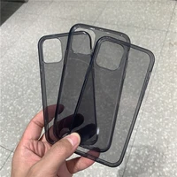 luxuly black shockproof silicone phone case for iphone 13 12 11 pro max xs max xr 7 8 plus full protect silicone shell for men