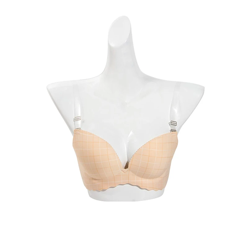 2 шт. женский эластичный прозрачный бюстгальтер с металлической пряжкой | Женская