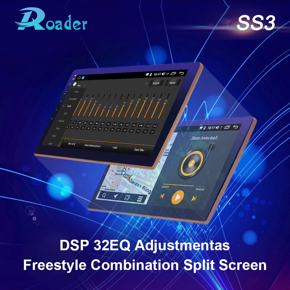 Автомобильный мультимедийный плеер Roader Android 10 0 автомобильный DVD для Renault Logan Sandero