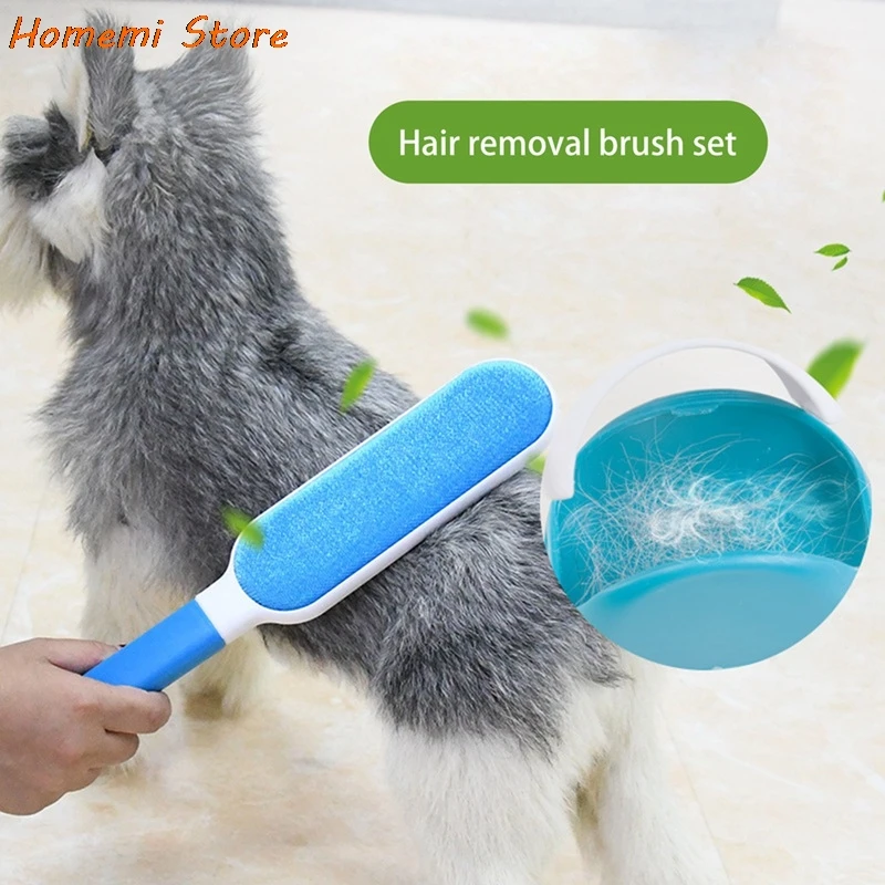 

Household Bristle Hair Removal Brush Pet Brush Sticky Hair Device Multi-function Clothing Brush Electrostatic Brush