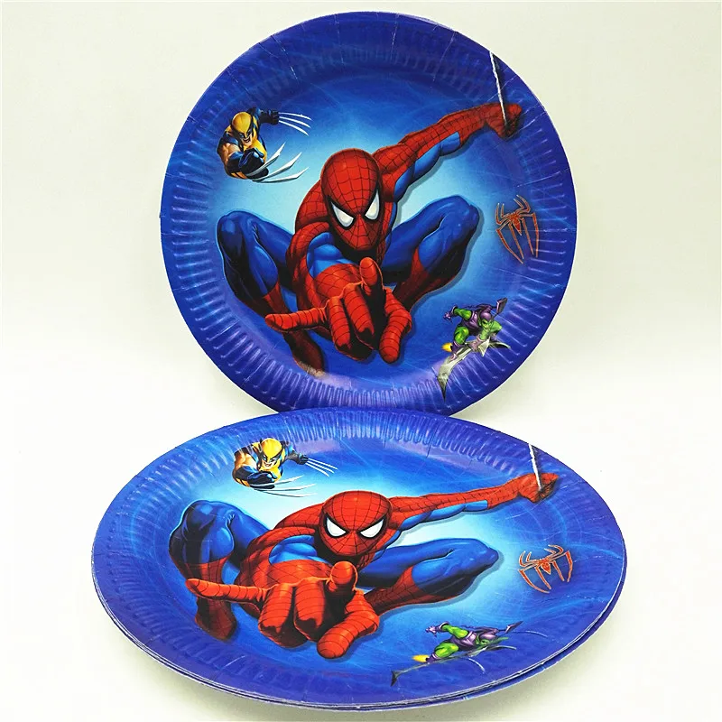 10 шт./компл. 7 дюймов Человек-паук супергерой вечерние принадлежности
