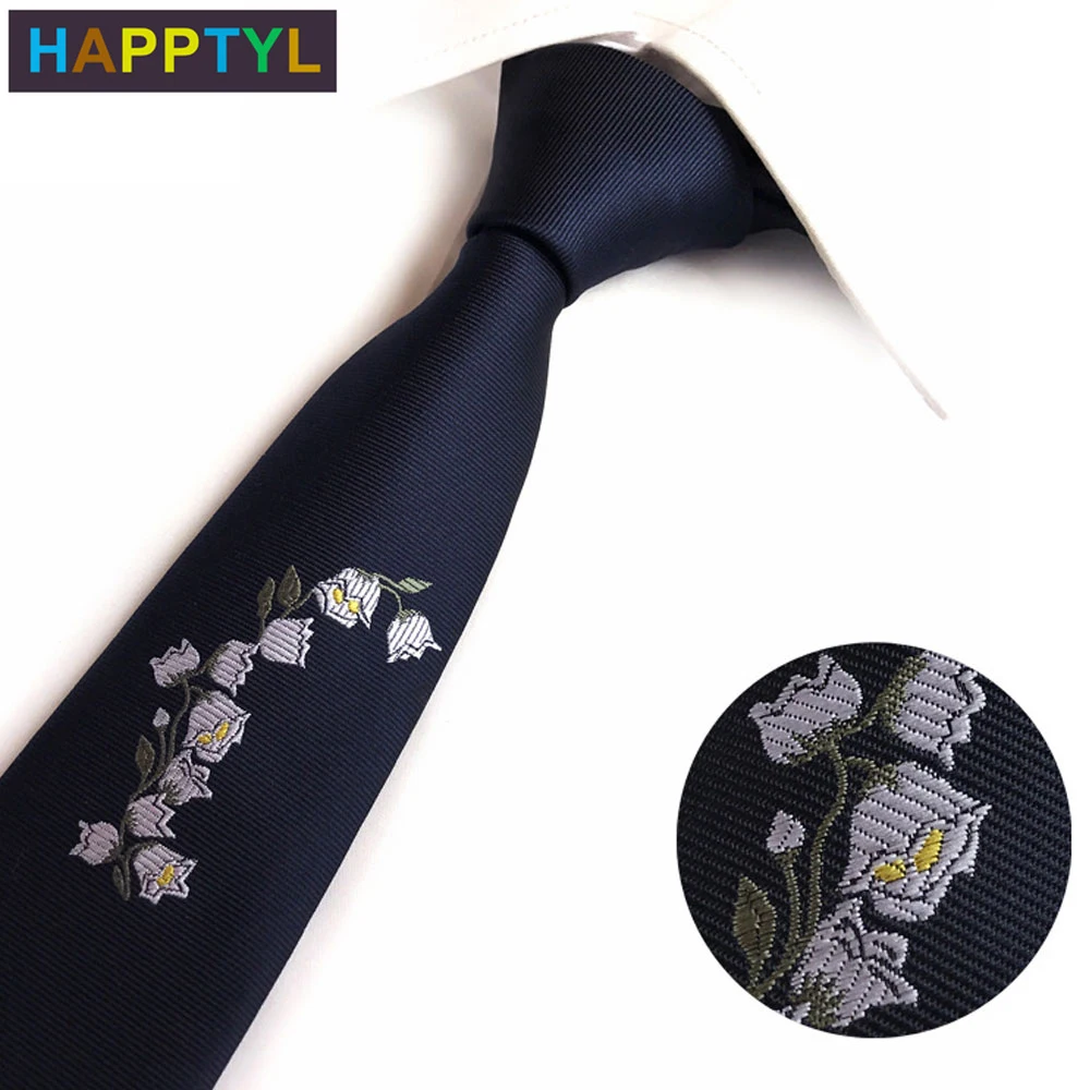 HAPPTYL 1 шт мужские обтягивающие галстуки модные деловые Узкие галстуки|Мужские и