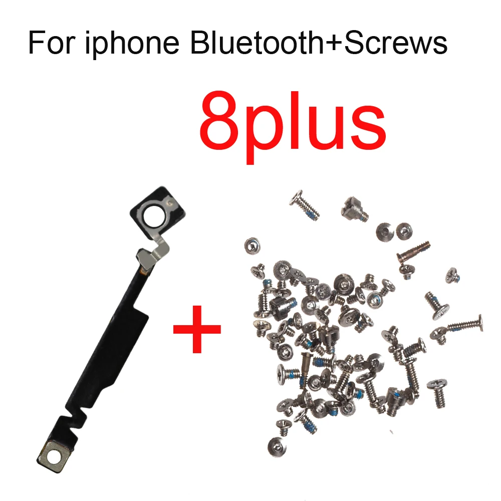 Шлейф с зажимом для камеры NFC Bluetooth + Полные Винты iPhone 7G 8G 6 7 Plus 8 6S X сигнальная