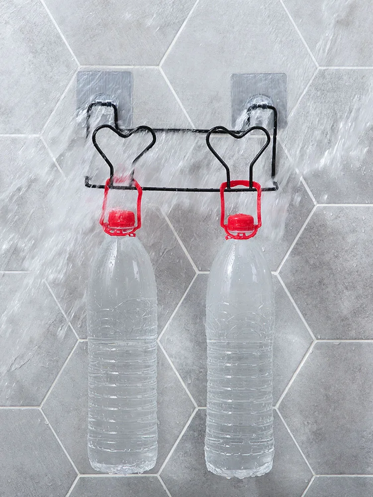 

Toilet punch-free iron art shoe rack bathroom slippers shelf door wall wall-mounted slippers storage rack artifact