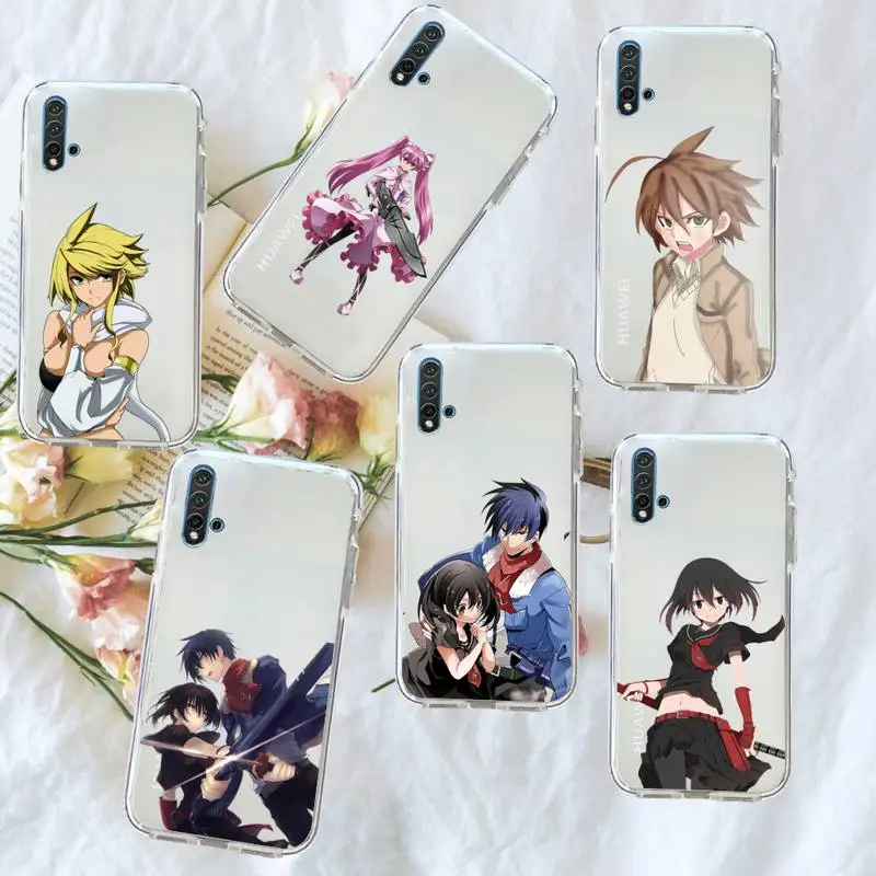 

akame ga kill Japan anime Phone Case Transparent for Huawei honor P mate 40 20 30 10 50 i 9 x mate pro lite 8a