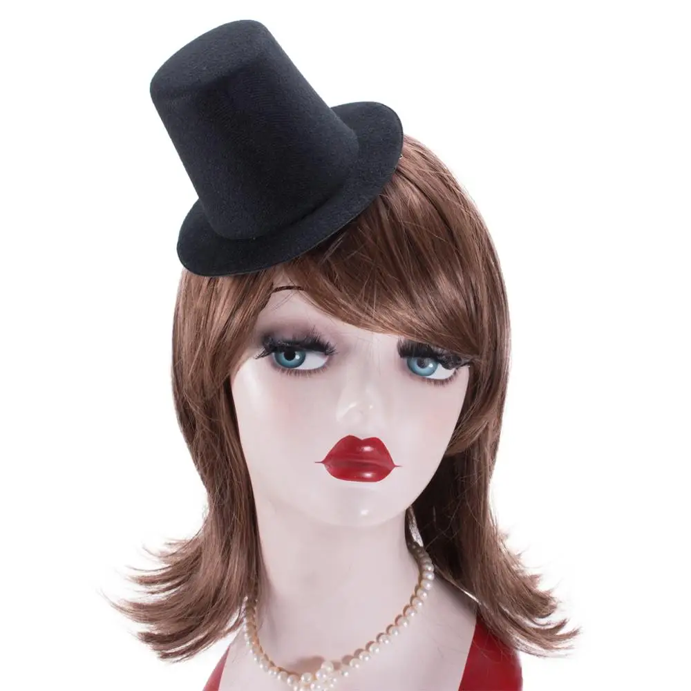20 шт. Мини Топ высокая шляпа высота 9 см Millinery Вуалетка основа сделай сам ремесло