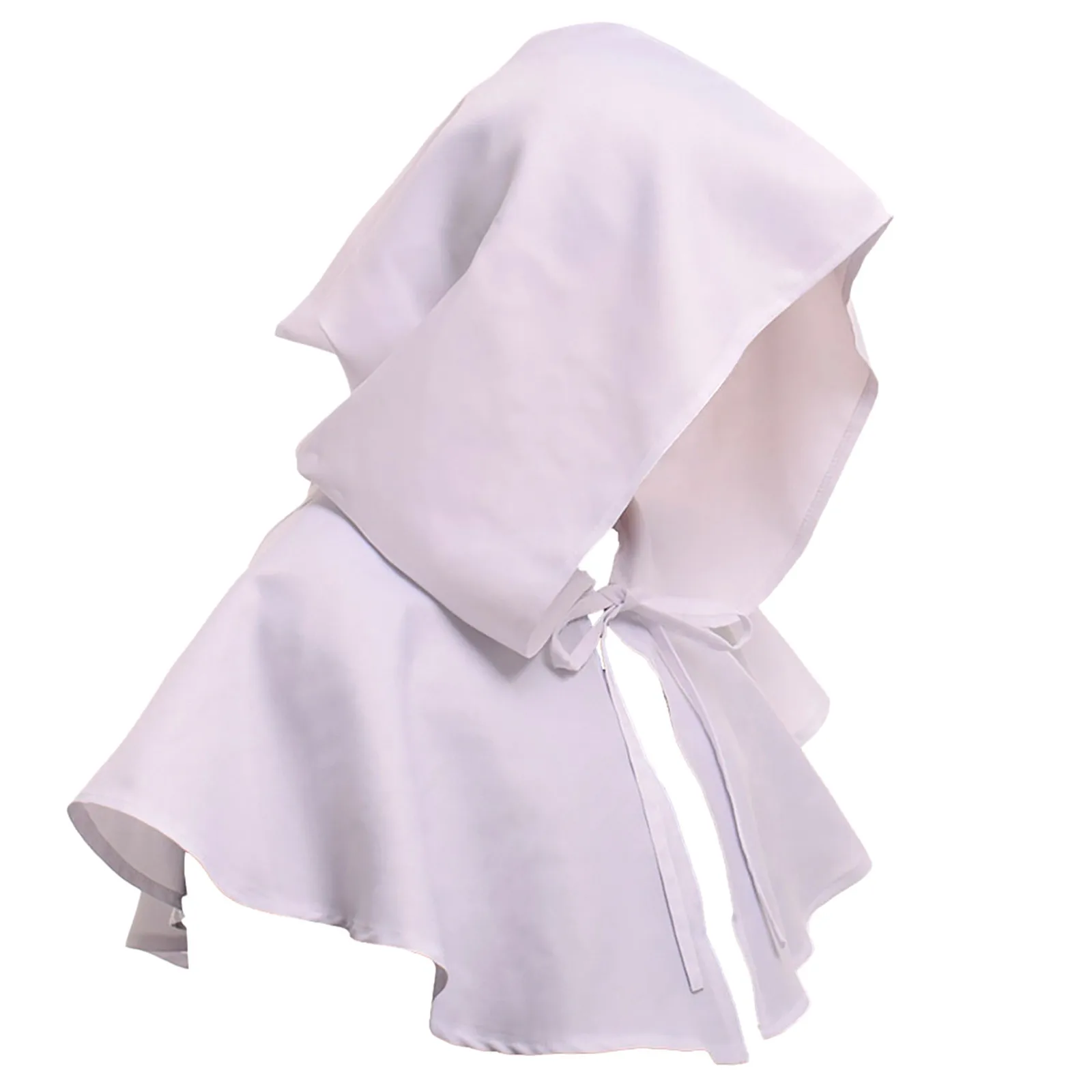 Унисекс взрослый детский средневековый костюм накидка с капюшоном Короткий плащ