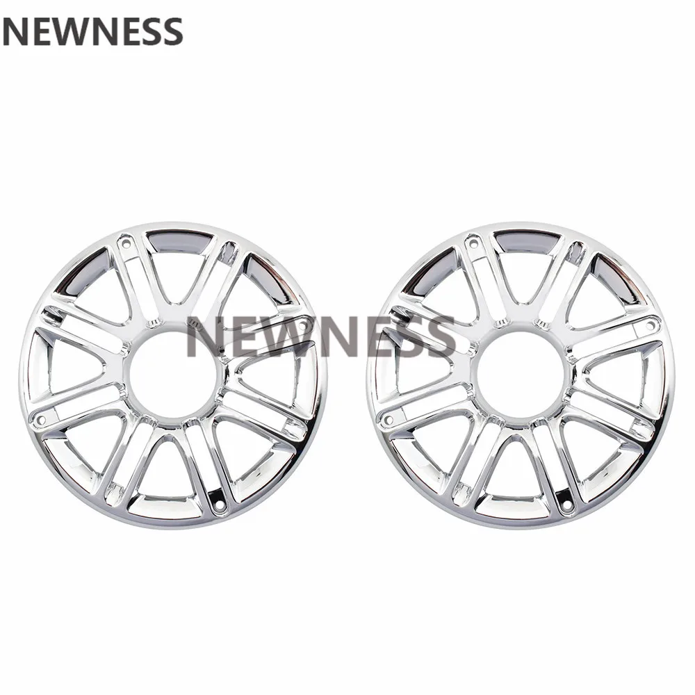 Хромированные круглые аудио стерео обрезные крышки для гриля обтекатель крышка