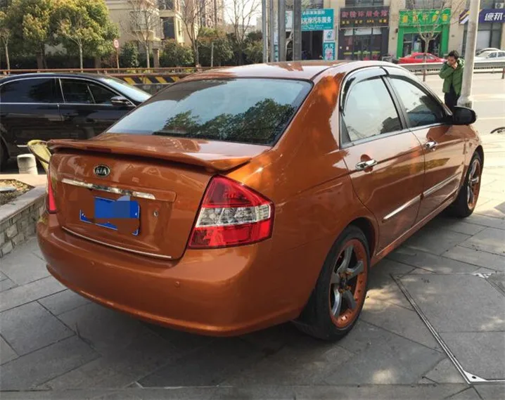 Спойлер для KIA Cerato 2007-2013 спойлер с светильник кой высококачественный материал ABS