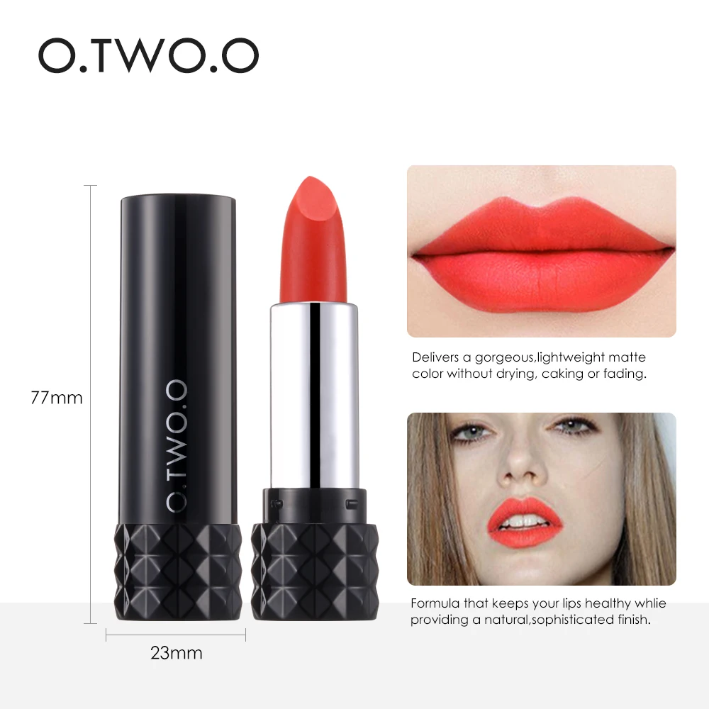 Новая губная помада матовая Водонепроницаемая увлажняющая бархатная Помада для