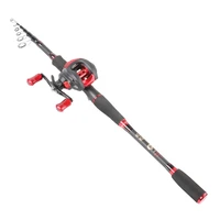 carbon telescopic lure fishing rod and reel combo set spinning fishing goods feeder fishing reels carp reel fishing tackle