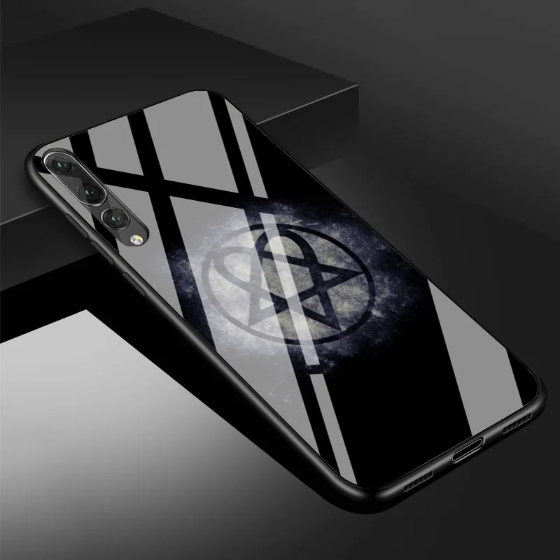 Модный чехол для телефона с логотипом Heartagram из закаленного стекла для huawei P20 P30 lite P20 P30 PRO MATE 20 lite 20 PRO Honor 10