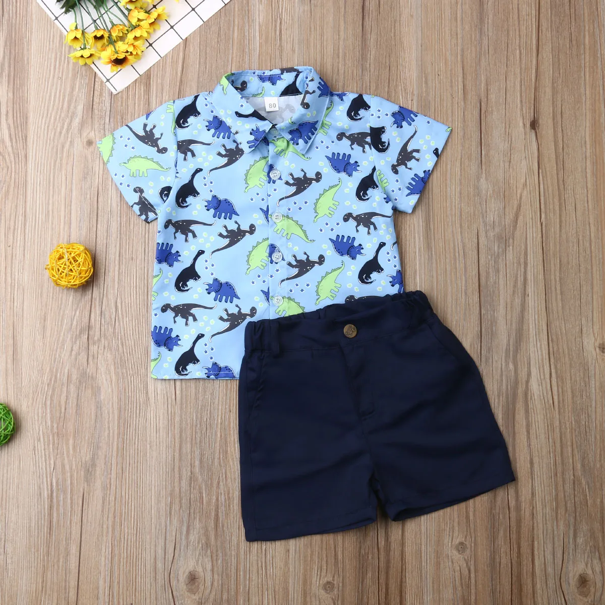 2019 Детская летняя одежда для маленьких мальчиков джентльменов красочные модели