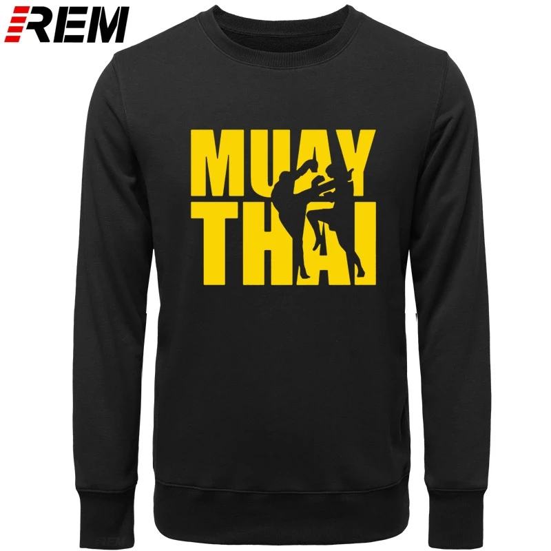Мужские худи REM модные трусы-боксеры Muay Thai Thailand для Geek Homme толстовки великолепного