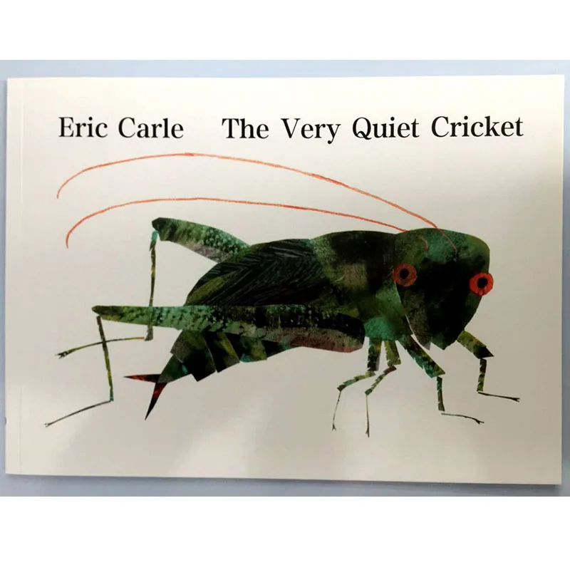 Очень тихий крикет от Eric Carle обучающая английская книга с картинками карта для