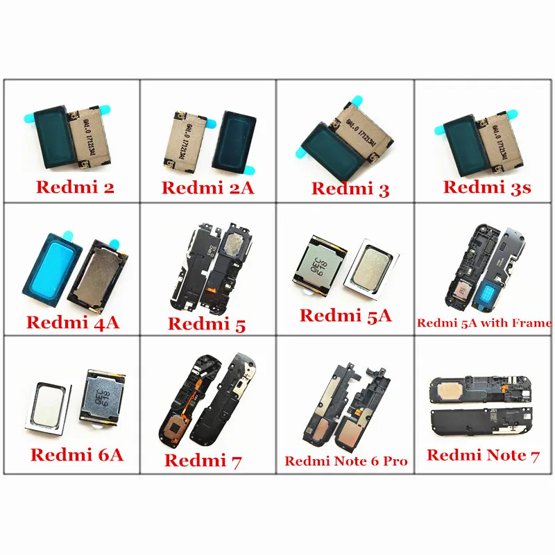

Loudspeaker Loud Speaker Buzzer Ringer Board Assembly Parts for Xiaomi Redmi 2 2A 3 3S 4A 5 5A 6 6A 7 Note 7 6 Pro